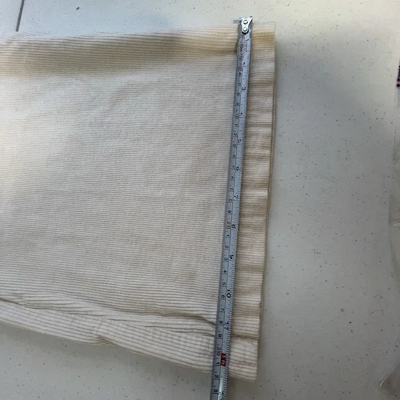 Pilcro Anthropologie The Kit Utility Wide Leg High Rise Corduroy Trousers Sz 30 - Picture 13 of 16